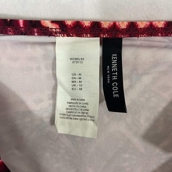 Kenneth Cole NY Geometric Swimsuit Tankini 2-Piece Tummytone Chest 35" Waist 29" - Picture 13 of 14